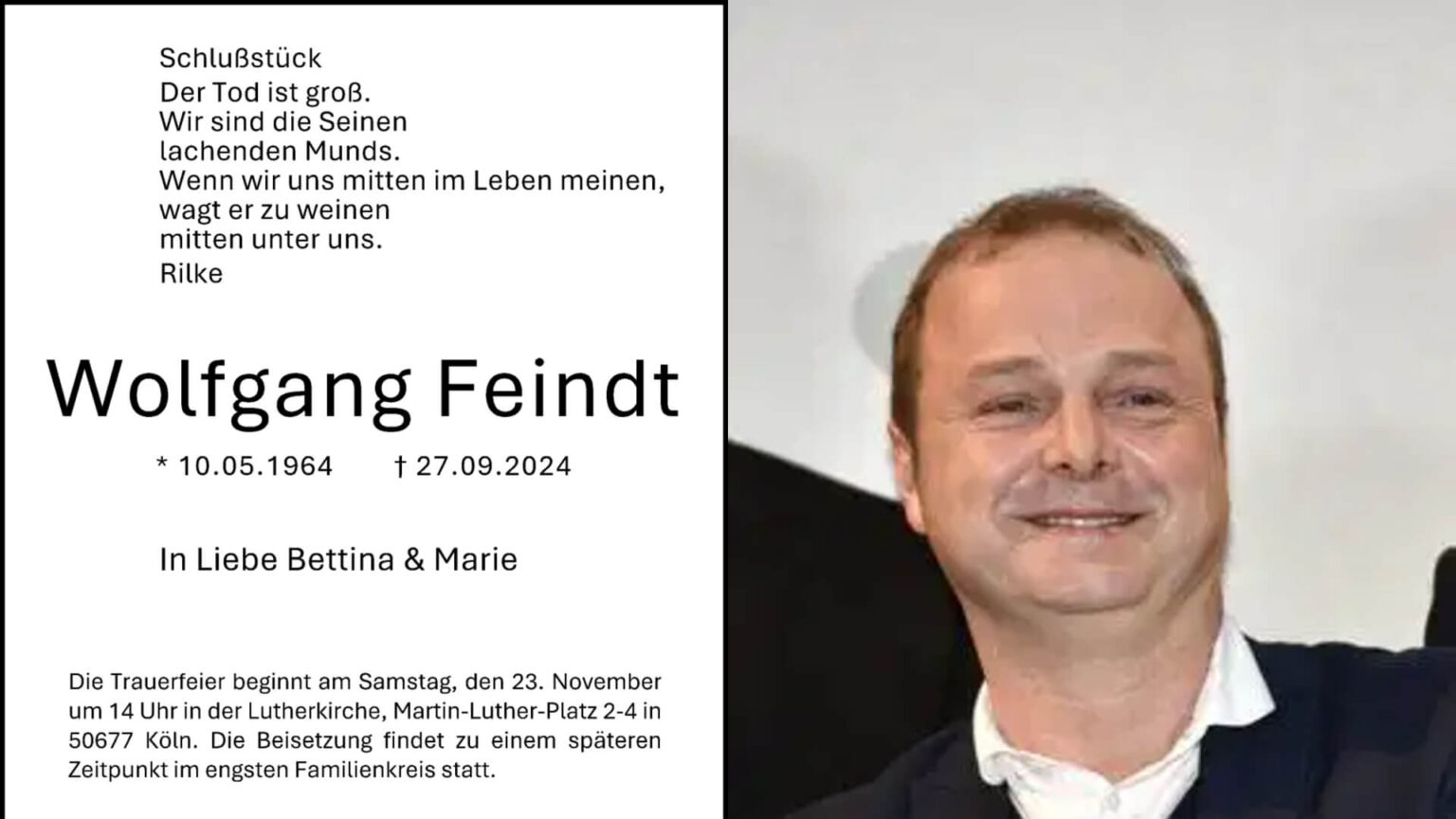 Der Tod von Wolfgang Feindt: Informationen, Hintergründe und Erinnerungen wolfgang feindt todesursache
